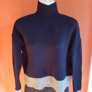 Ann Taylor Loft turtleneck sweater cotton blend XS